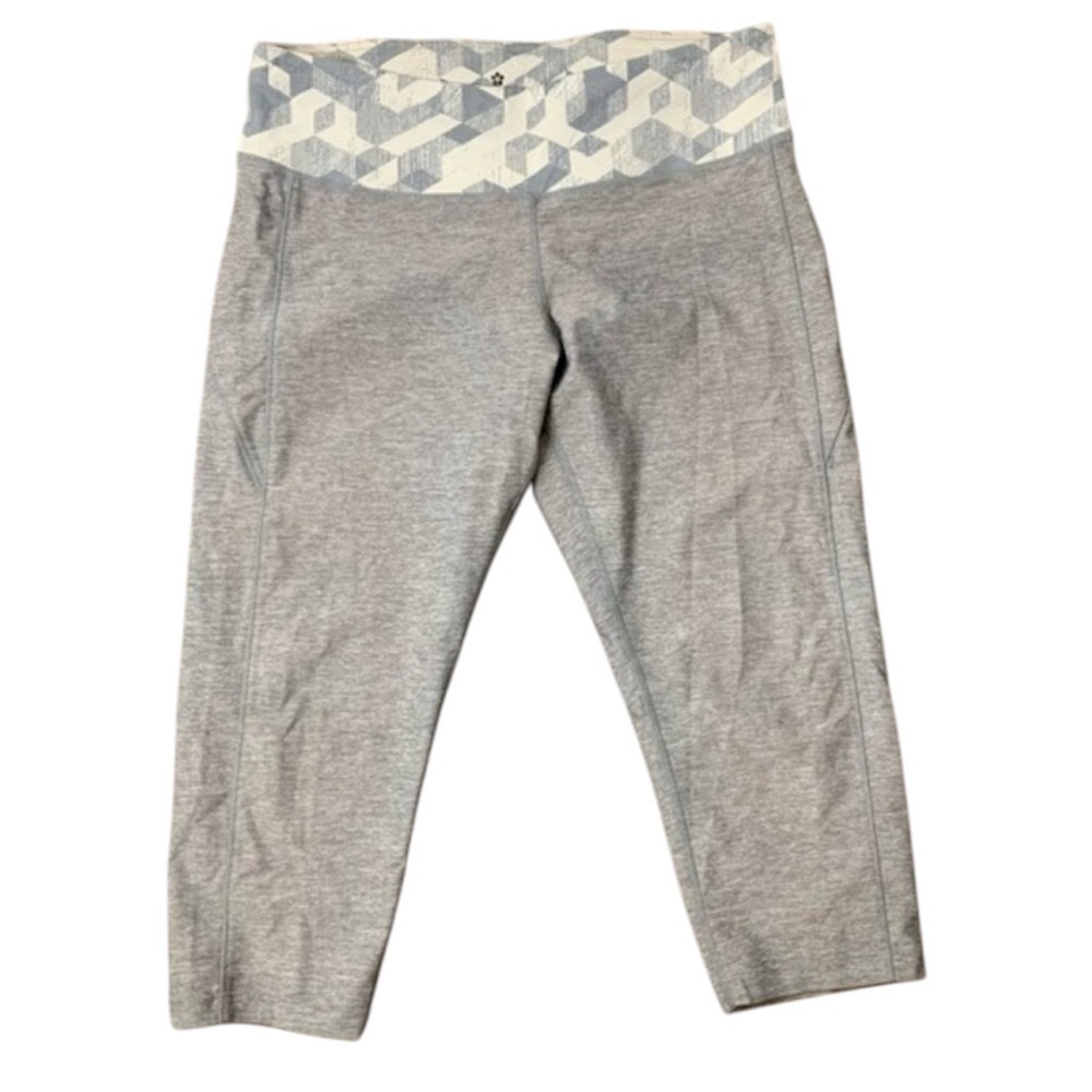 Tuff Athletics Training Women's Capri Pants Leggings Sportswear Size Small Grey
